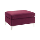 Acme Furniture Jaszira 57335 Ottoman - Purple IMAGE 2