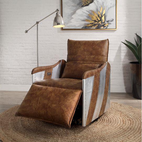 Acme Furniture Qalurne 59942 Power Motion Recliner with Swivel IMAGE 14