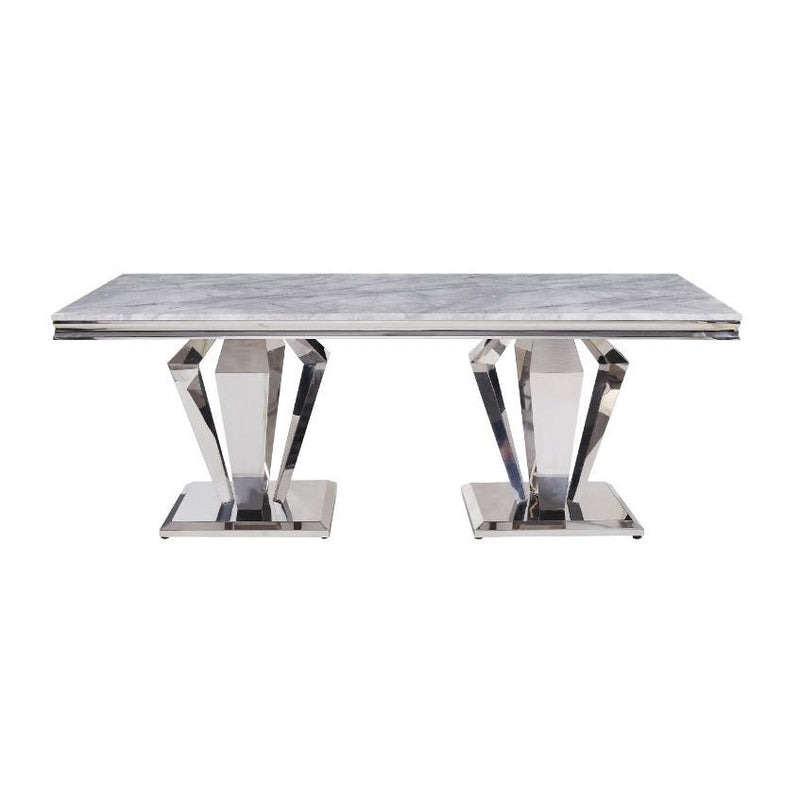 Acme Furniture Satinka 68265 Dining Table IMAGE 3