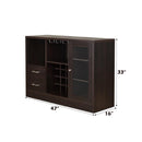Acme Furniture Hazen 72640 Wine Cabinet IMAGE 8
