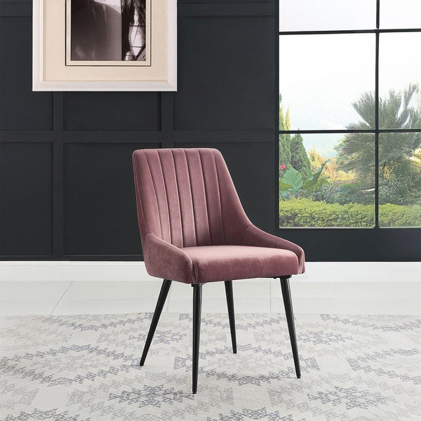 Acme Furniture Riley 74012 Side Chair - Pink IMAGE 1