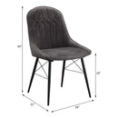 Acme Furniture Abraham 74016 Side Chair IMAGE 6