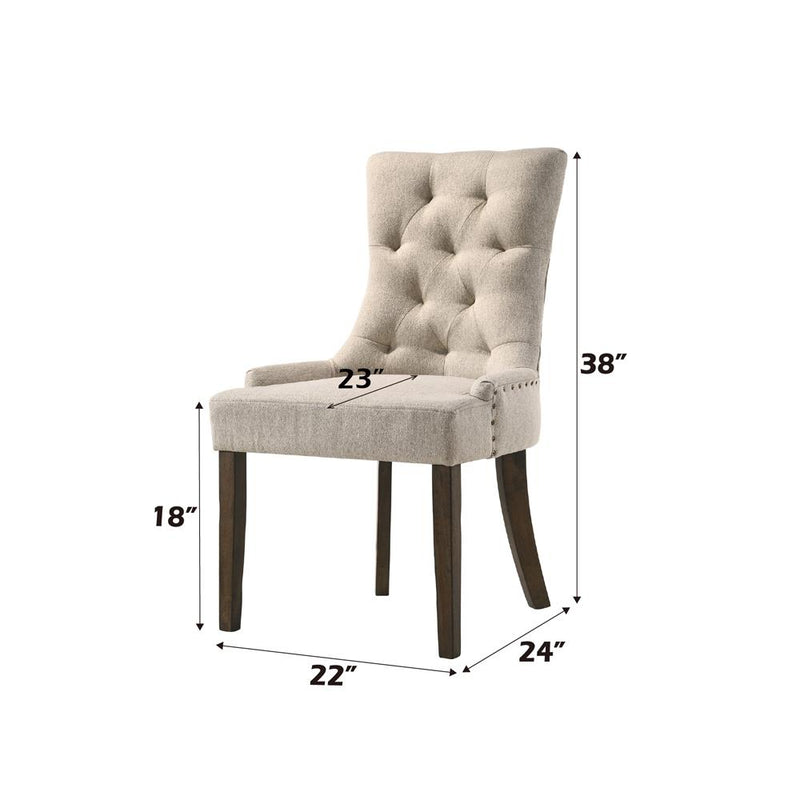 Acme Furniture Farren 77172 Side Chair - Beige IMAGE 6