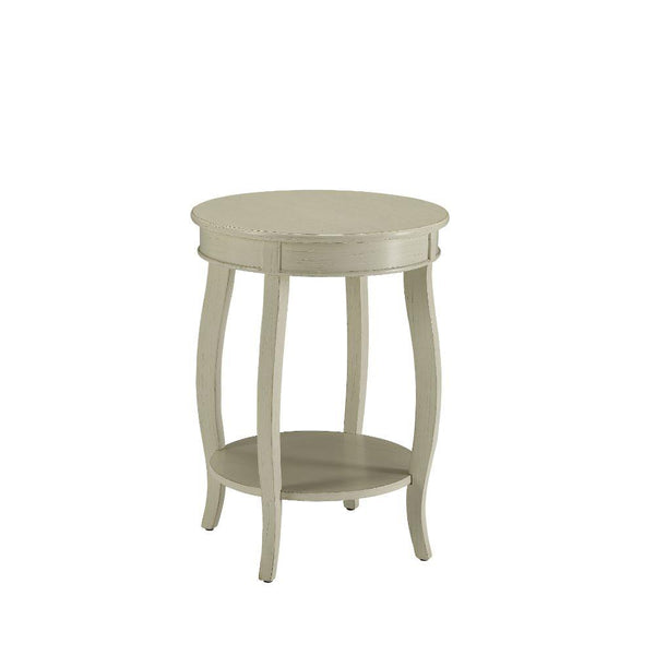 Acme Furniture Aberta 82785 Accent Table - Antique White IMAGE 1
