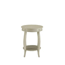 Acme Furniture Aberta 82785 Accent Table - Antique White IMAGE 2