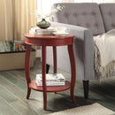 Acme Furniture Aberta 82787 Accent Table - Red IMAGE 1
