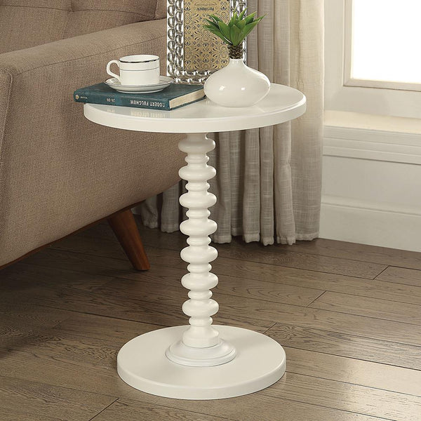 Acme Furniture Acton 82796 Accent Table - White IMAGE 1