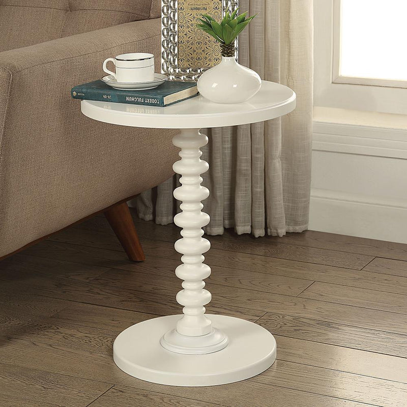 Acme Furniture Acton 82796 Accent Table - White IMAGE 1