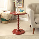 Acme Furniture Acton 82800 Accent Table - Red IMAGE 1