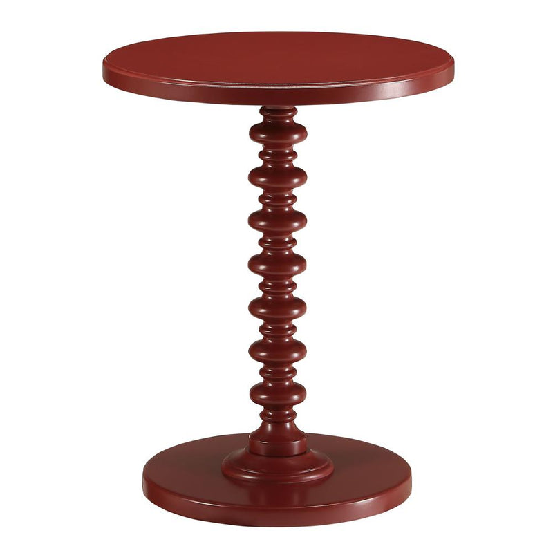 Acme Furniture Acton 82800 Accent Table - Red IMAGE 2