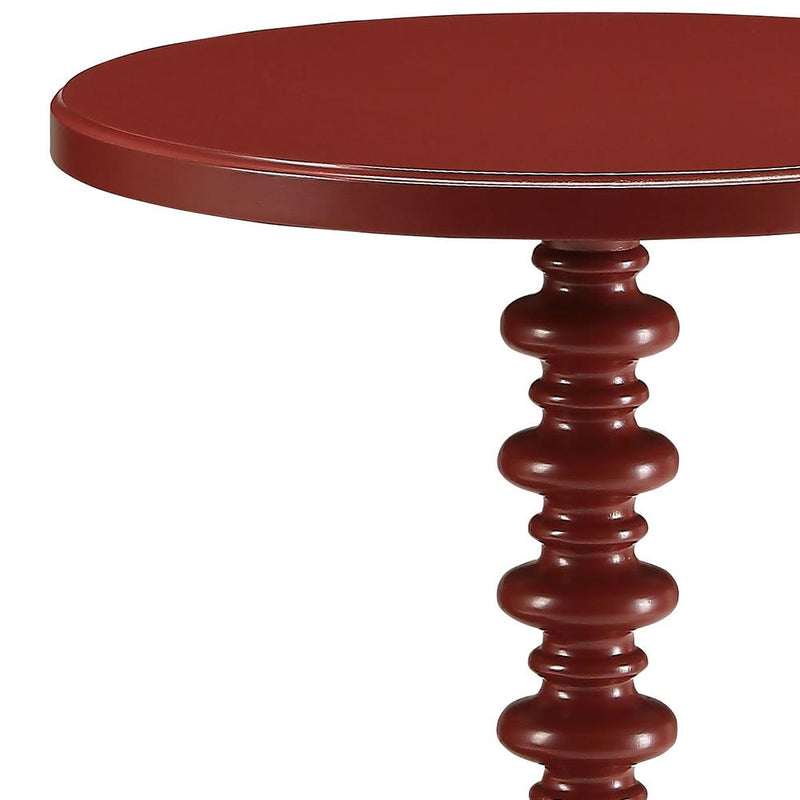 Acme Furniture Acton 82800 Accent Table - Red IMAGE 4