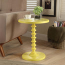 Acme Furniture Acton 82802 Accent Table - Yellow IMAGE 1