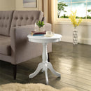Acme Furniture Alger 82804 Accent Table - White IMAGE 1