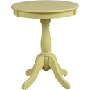 Acme Furniture Alger 82806 Accent Table - Light Yellow IMAGE 1