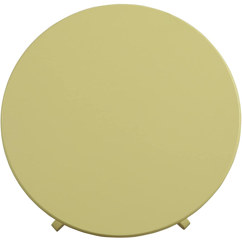 Acme Furniture Alger 82806 Accent Table - Light Yellow IMAGE 2