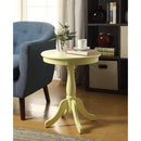 Acme Furniture Alger 82806 Accent Table - Light Yellow IMAGE 3