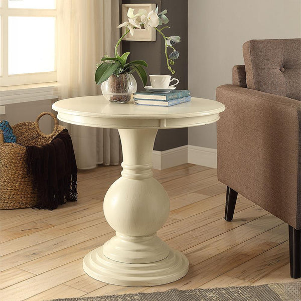 Acme Furniture Alyx 82818 Accent Table - Antique White IMAGE 1