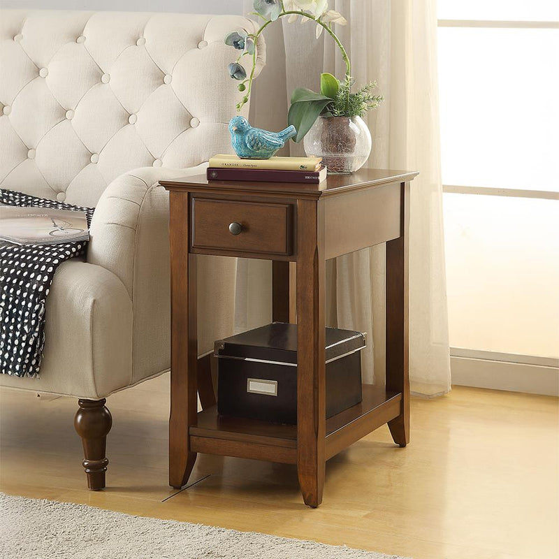Acme Furniture Bertie 82836 Accent Table - Walnut IMAGE 1