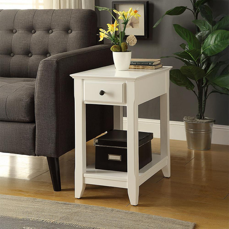 Acme Furniture Bertie 82842 Accent Table - White IMAGE 1