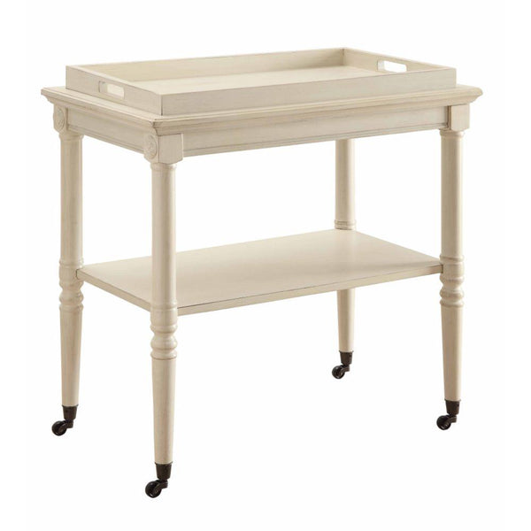 Acme Furniture Frisco 82908 Tray Table - Antique White IMAGE 1