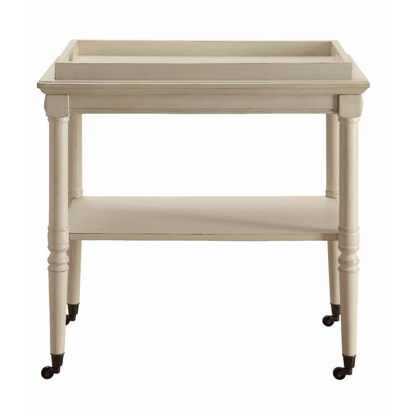 Acme Furniture Frisco 82908 Tray Table - Antique White IMAGE 3