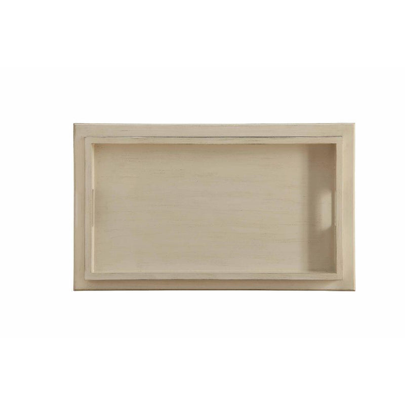 Acme Furniture Frisco 82908 Tray Table - Antique White IMAGE 5