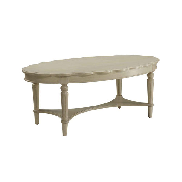 Acme Furniture Fordon 82920 Coffee Table - Antique White IMAGE 1