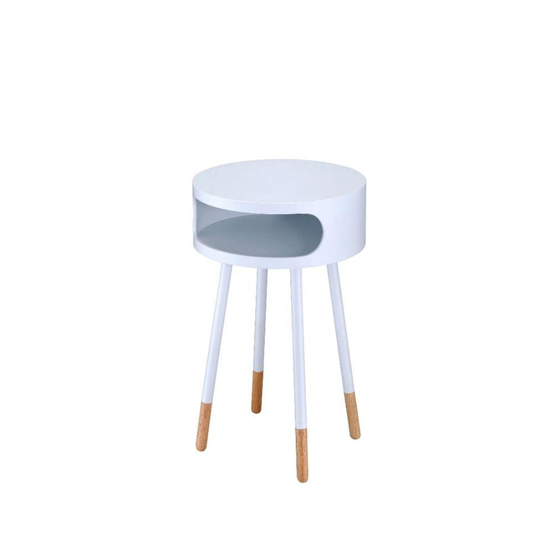 Acme Furniture Sonria 84445 Accent Table - White IMAGE 1