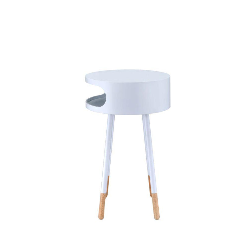 Acme Furniture Sonria 84445 Accent Table - White IMAGE 3