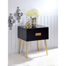 Acme Furniture Denvor 84495 End Table - Black & Gold IMAGE 5