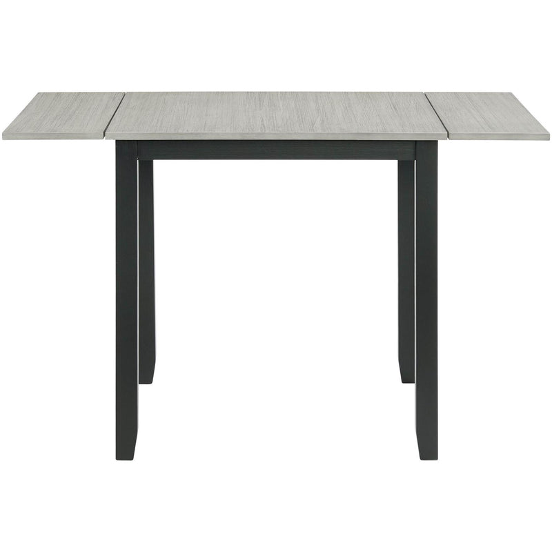  Elements International Martin DMT3003DLDS 3 pc Dinette - Grey/Black IMAGE 2