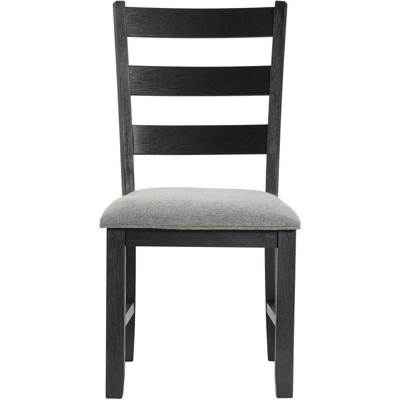  Elements International Martin DMT3003DLDS 3 pc Dinette - Grey/Black IMAGE 6