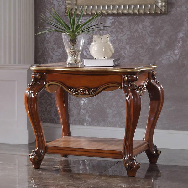 Acme Furniture Picardy 88222 End Table - Vintage Cherry Oak IMAGE 1