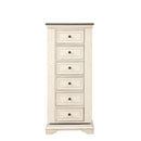 New Classic Furniture Anastasia B1731-079 Lingerie Swivel Chest w/Mirror - Antique White IMAGE 1