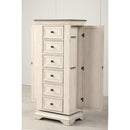 New Classic Furniture Anastasia B1731-079 Lingerie Swivel Chest w/Mirror - Antique White IMAGE 4