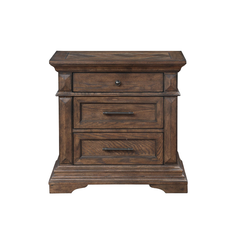New Classic Furniture Mar Vista B658-040 Nightstand - Walnut IMAGE 1