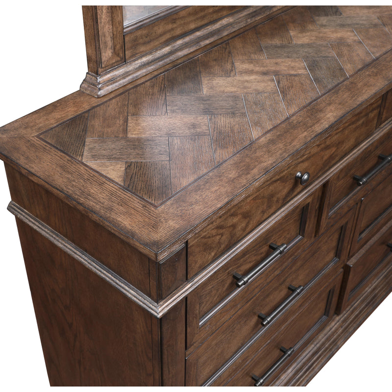 New Classic Furniture Mar Vista B658-050 Dresser - Walnut IMAGE 6