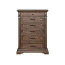New Classic Furniture Mar Vista B658-070 Chest - Walnut IMAGE 1