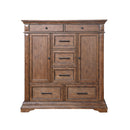 New Classic Furniture Mar Vista B658-075 Door Chest - Walnut IMAGE 1