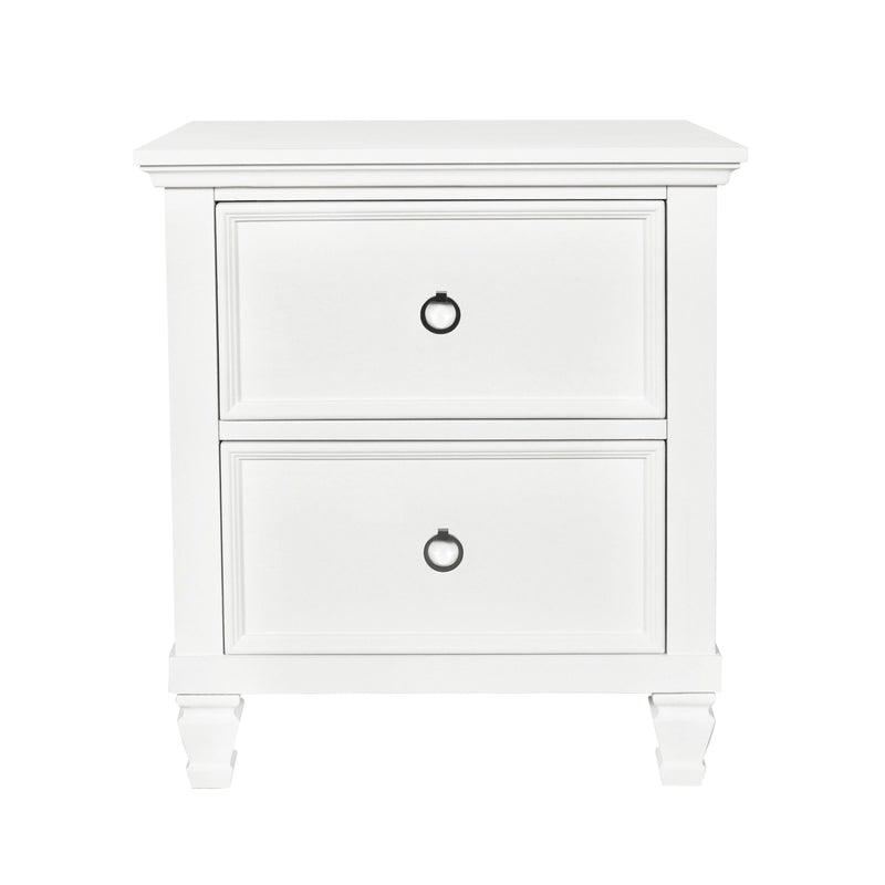 New Classic Furniture Tamarack BB044W-040 Nightstand - White IMAGE 1