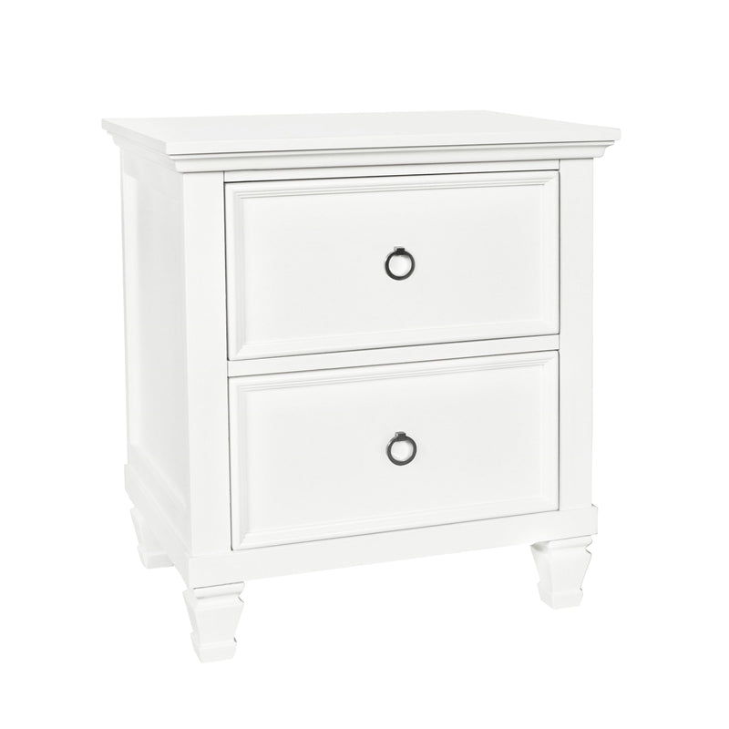 New Classic Furniture Tamarack BB044W-040 Nightstand - White IMAGE 2