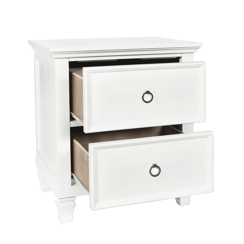 New Classic Furniture Tamarack BB044W-040 Nightstand - White IMAGE 3