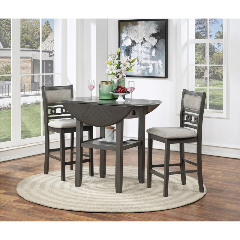 New Classic Furniture Gia D1701-22-GRY Counter Chairs - Gray IMAGE 2