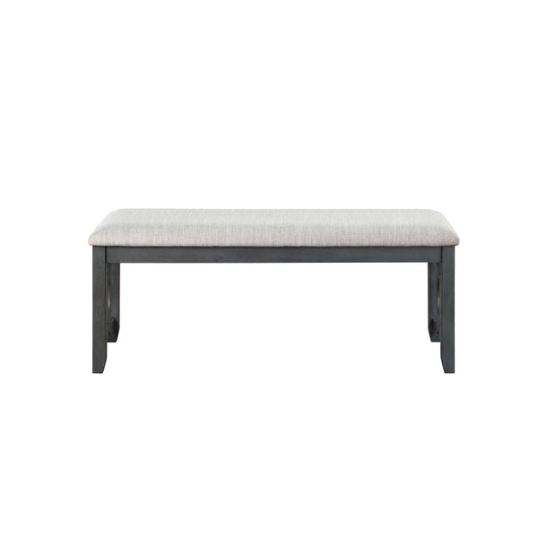 New Classic Furniture Gia D1701-25-GRY 46" Bench - Gray IMAGE 1