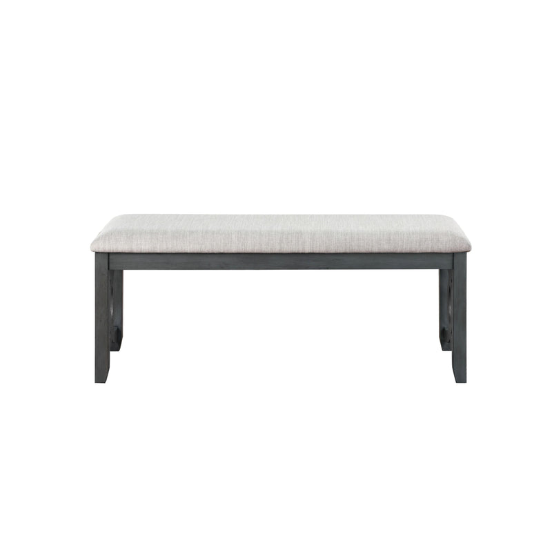 New Classic Furniture Gia D1701-25-GRY 46" Bench - Gray IMAGE 1
