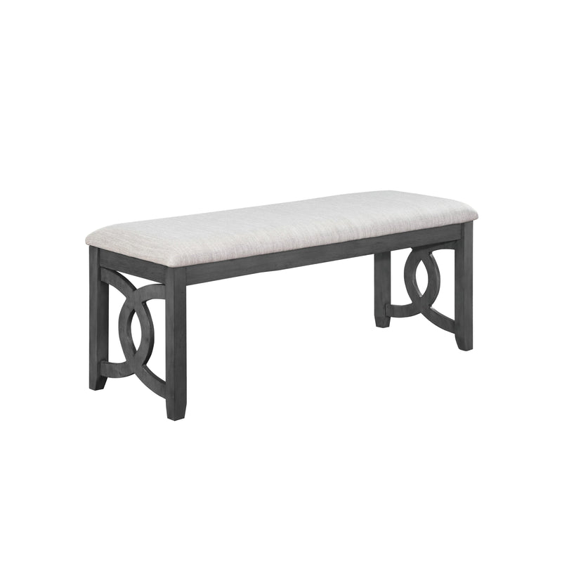 New Classic Furniture Gia D1701-25-GRY 46" Bench - Gray IMAGE 2