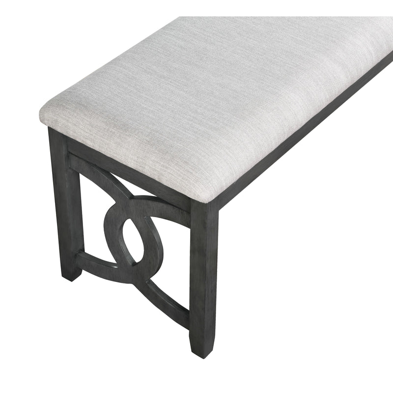 New Classic Furniture Gia D1701-25-GRY 46" Bench - Gray IMAGE 3