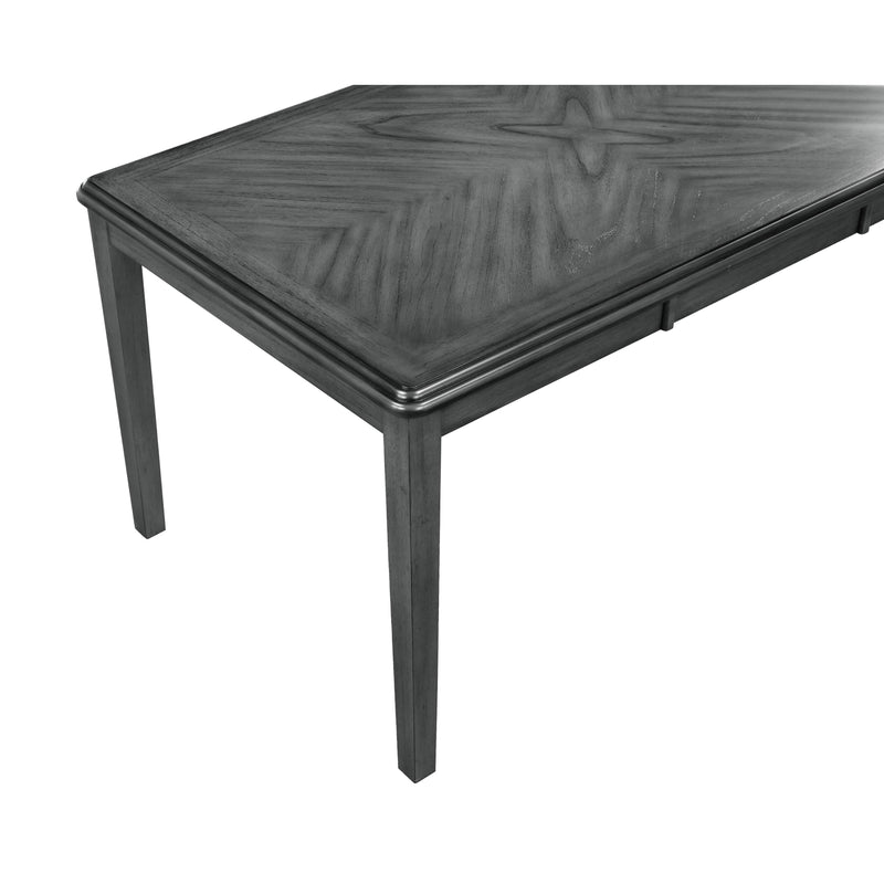 New Classic Furniture Gia D1701-160-GRY 60" Dining Table with Chairs - Gray IMAGE 6