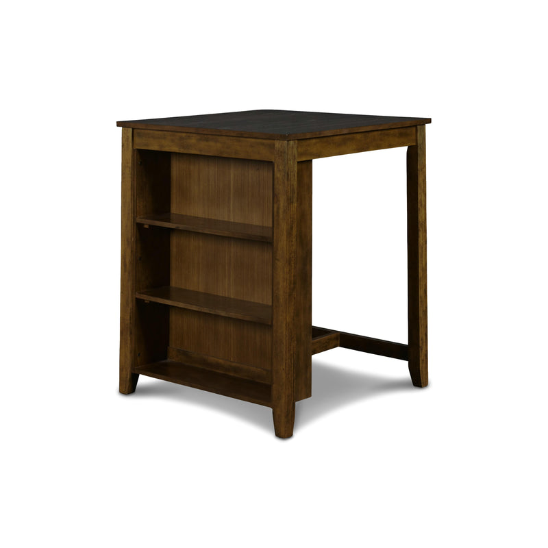 New Classic Furniture Gia D1701-32S-BRN 30" Counter Table W/2 Chairs & Stg Shelf - Brown IMAGE 3