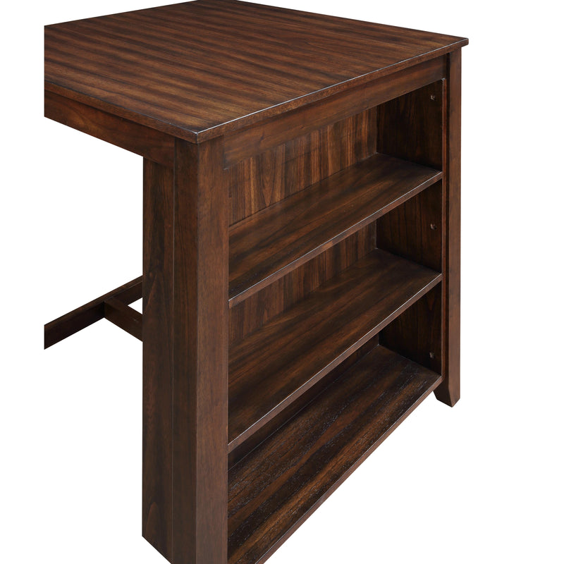 New Classic Furniture Gia D1701-32S-CHY 30" Counter Table W/2 Chairs & Stg Shelf - Cherry IMAGE 4